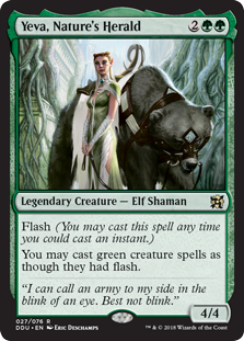 Yeva, Nature's Herald - Duel Decks: Elves vs. Inventors #27